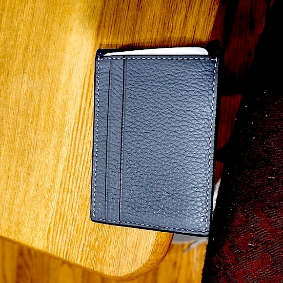 Coach  Grey Compact Billfold Wallet - Picture 4 of 7